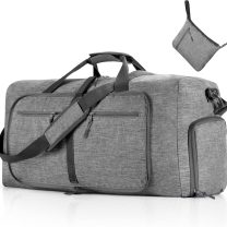 Travel Duffle Bag for Men,65L 85L 115L Foldable Travel Duffel Bag with Shoes Compartment Overnight Bag for Men Women