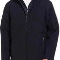 Men’s Ultra Tech Removable Fleece Lined Hood Jacket (Blue,X-Large)